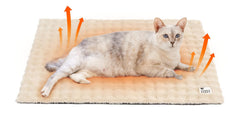 FUNNY FUZZY cama auto-calentamiento para gatos y perros mantiene calor natural