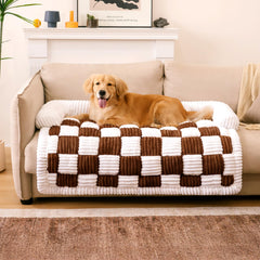 FUNNY FUZZY cobertura de sofá para mascotas protege el mueble y ofrece confort.
