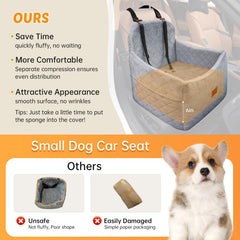 FurFrolic asiento 20x20x20 para mascotas pequeñas y medianas