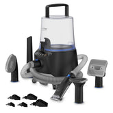 FURME kit grooming vacuum con contenedor de 4,5 L para sesiones prolongadas.