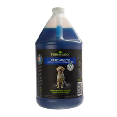 FURminator deshedding shampoo botella 1 galón para un cuidado eficiente.
