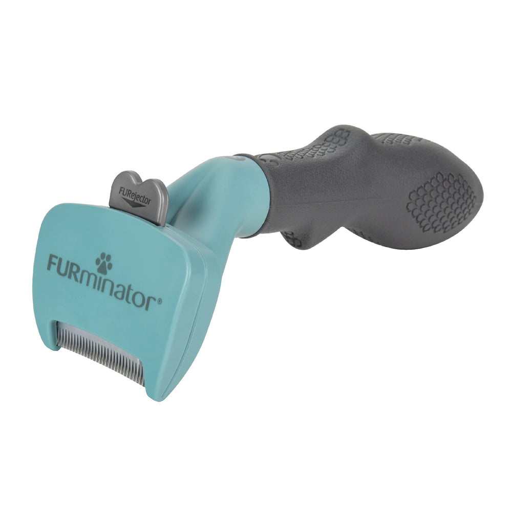 FURminator para gatos pequeños, herramienta deslanado que reduce pelo suelto
