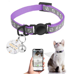 Collar Furrigo con liberación rápida y cierre seguro para gatos activos.