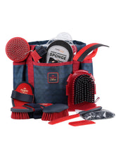 Conjunto Furrishine 11 piezas, vista general del kit de aseo para caballos.