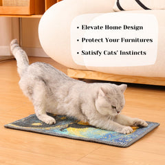 Furrther Rascador de Sisal Starry Night para sofá, rasca con estilo y evita desorden.