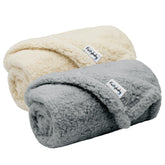 Manta Furrybaby sherpa para perros medianos y gatos, suave y cálida, tamaño 32x40