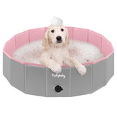 Piscina para perro Furrybaby 32 pulgadas con borde estable para exteriores
