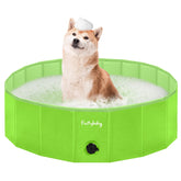 Piscina para perros FurryBaby plegable de 39 pulgadas, ideal para juego.