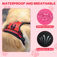 FURRYFECTION arnés perro con dos anillos para control flexible