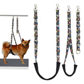Cinturón de vientre FURSDOLY con diseño de patita y hueso, ideal para sesiones seguras.