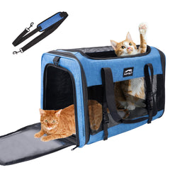 Furtent transportín para gatos grandes, exterior, ideal para viajes de hasta 25 libras.