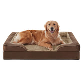 Cama ortopédica FURTIME para perros grandes: espuma de alta densidad para mayor soporte.