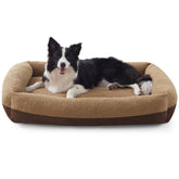 Cama FURTIME para perro grande, vista frontal, descanso estable.