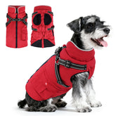 FURTIME capa de invierno para perros con cierre trasero, fácil de poner y limpiar.