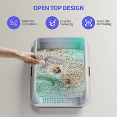 Fusblom: entrada baja para gatitos facilita el acceso cómodo.