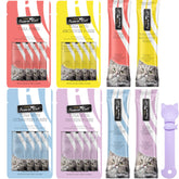 Fussie Cat Puré Lickable con atún, tubos prácticos para lamidos en casa.