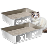 FUTAM caja arenero para gatos XL con amplio espacio para adultos