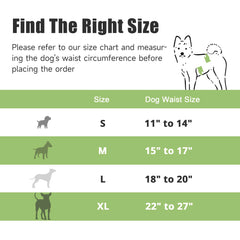 Pañales absorbentes reutilizables Fuz Bigaza para perro macho, fáciles de lavar.
