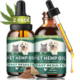 Fuzzycare aceite de cáñamo para perros y gatos, botella con gotero para uso diario