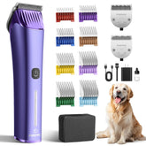 FuzzyFix clipper profesional para perros en acción, rendimiento suave y preciso.