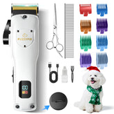 FuzzyFix cortapelos para perros con bajo ruido para sesiones tranquilas