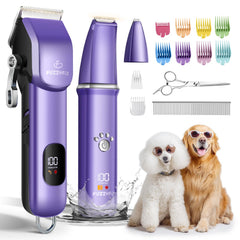 Conjunto FuzzyFix para perros, kit de corte completo para cuidado profesional en casa.