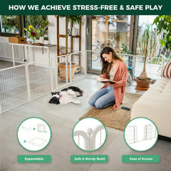 FXW Homeplus construcción resistente garantiza seguridad y estabilidad para perros activos.