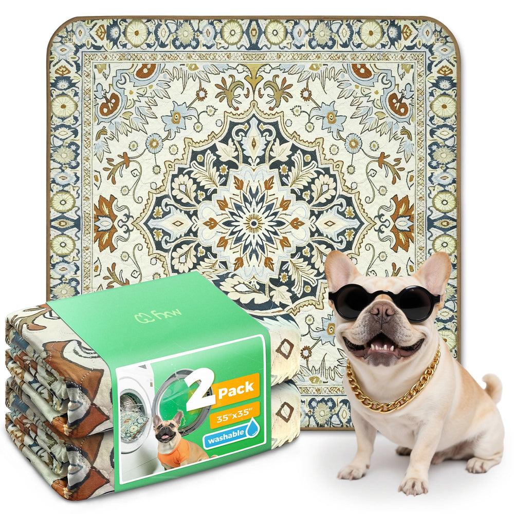 FXW pad lavable para perros con alta absorción para mantener seco el área de juego