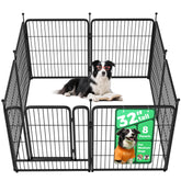 FXW Rollick corral de perros interior con ocho paneles.