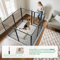FXW Rollick: corral para perros en interiores, instalación sencilla.