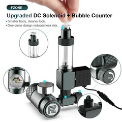 Difusor de CO2 FZONE con poros ultra finos para disolución óptima.