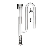 FZONE Lily Pipe de vidrio con depurador de superficie para acuario