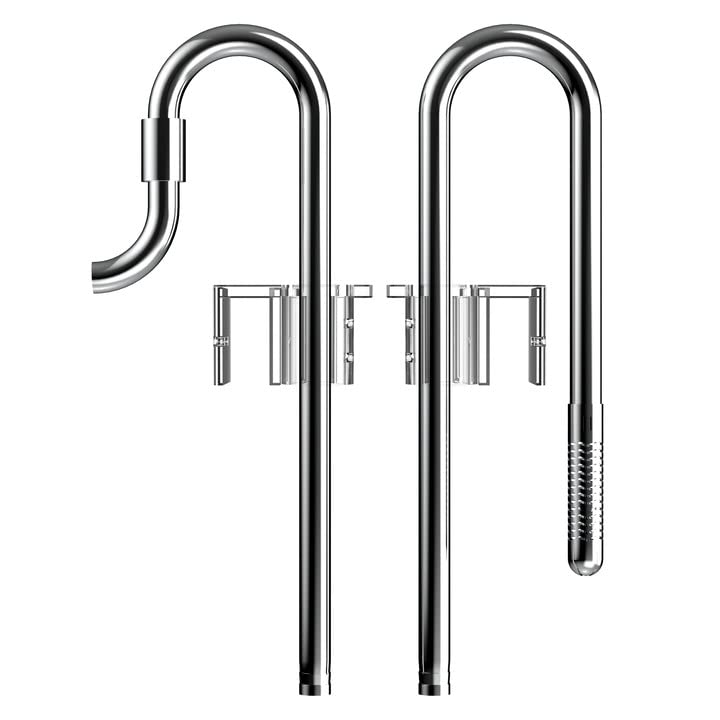 Tubo lirio FZONE de entrada 16/22mm para flujo constante en acuarios plantados.