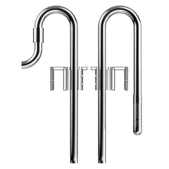 Tubo lirio FZONE de entrada 16/22mm para flujo constante en acuarios plantados.