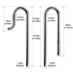 Tubo lirio FZONE de salida 16/22mm para distribución uniforme del agua.