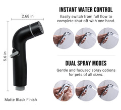 Manguera de 86 pulgadas de G-Promise, flexible y duradera para lavado.