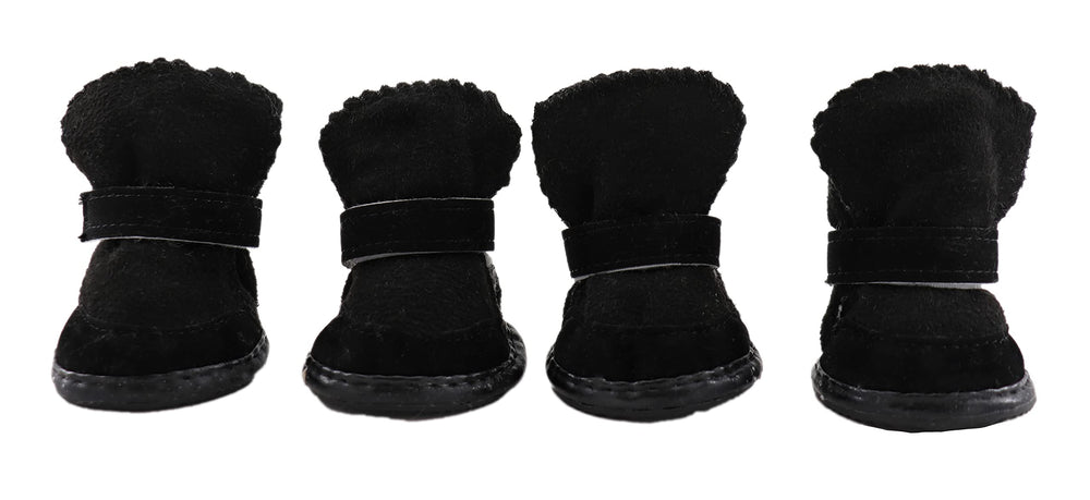 GabeFish botines-nieve-perrito-tamano protegen patas en paseos fríos