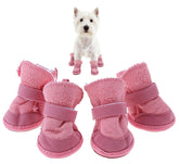 GabeFish botas invernales para cachorros con suela antideslizante para seguridad.