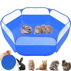 GABraden carpa para animales pequeños, vista frontal, con ventilación.
