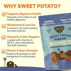 Gaines Family Farmstead, premio sabroso de calabaza y batata para snack diario