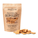 Galletas para perros con tocino, crujientes y aptas para entrenamiento.
