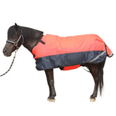 Gallopoff manta potro vista frontal: protección impermeable y transpirable