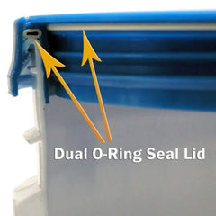 Tapa Gamma Seal hecha en EE. UU. para uso doméstico o profesional en baldes.