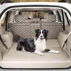 GAOSPD barrera de red para perros en coche, protección del pasajero trasero.