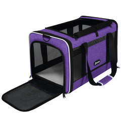 GAPZER transportín para gato de 18x11x11 pulgadas, ideal para viajes en coche.