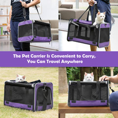 GAPZER transporte para perro teacup con malla 360 para buena ventilación.