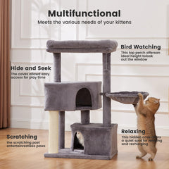 Gardner Pet arbol-gato-postes-sisal-natural postes duraderos para arañar de forma segura.