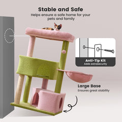 Gardner Pet arbol-gatos-41-pulgadas-condos-grandes para multi-gatos y siestas.