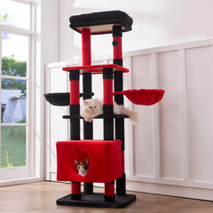 Gardner Pet arbol gatos 65in, torre estable para gatos grandes