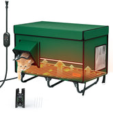 Gardner Pet casa-gato-caliente-plegable de 26 pulgadas, refugio cómodo para varios felinos.